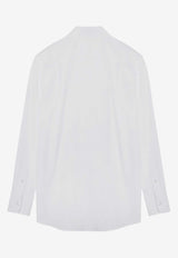 Dolce 
Gabbana Long-Sleeved Poplin Shirt White F5S76TGDCOL/P_DOLCE-W0800