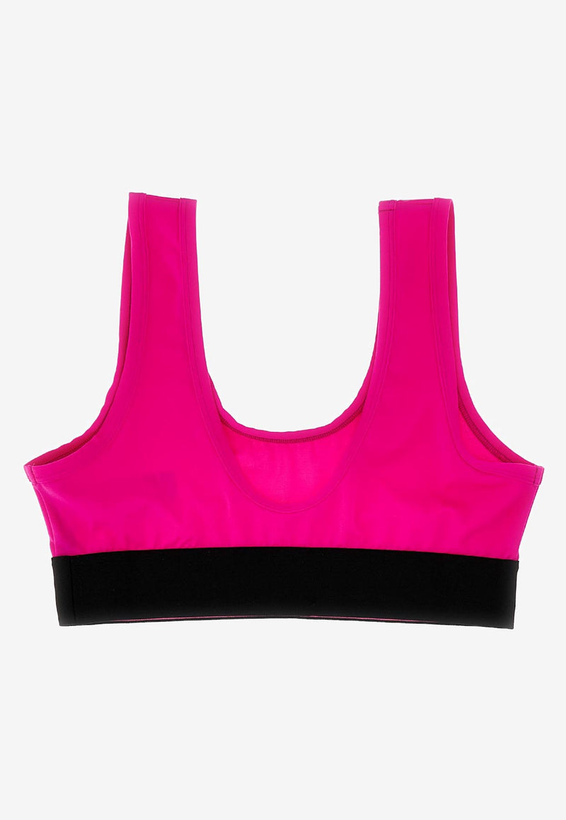 Dolce 
Gabbana Logo Sports Bra F777YT FUGCZ F0321 Pink