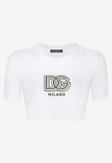 Dolce 
Gabbana Logo Print Short-Sleeved T-shirt F8U78T GDB6T W0800