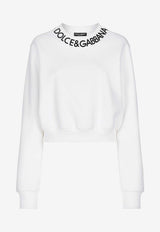 Dolce 
Gabbana Logo-Embroidered Pullover Sweatshirt F9P35Z GDB4A W0800