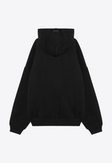 Fear Of God Half-Zip Hooded Fleece Sweatshirt Black FG24FW50-1006FLC/P_FEARG-001