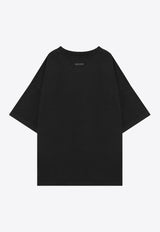 Fear Of God Logo Print Oversized T-shirt Black FG24FW50-10155LGHW/P_FEARG-001