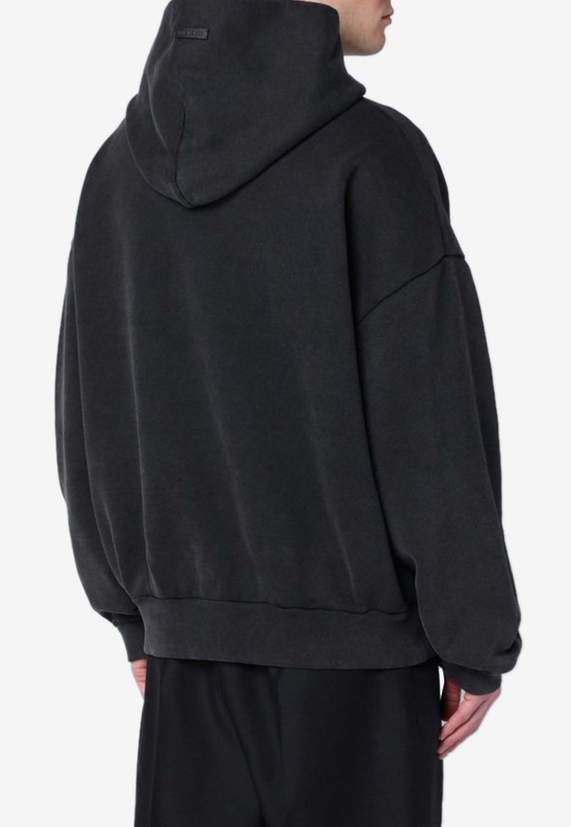 Fear Of God Vintage French Terry Logo Hooded Sweatshirt Black FG24FW50-8205LGTER/P_FEARG-001