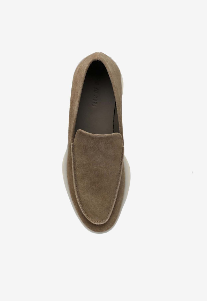 Fear Of God Logo Patch Suede Loafers Taupe FG24FW80-8011SUE/P_FEARG-225