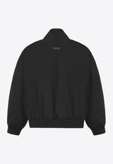 Fear Of God Zip-Up Bomber Jacket in Wool-Blend Black FG830-320WCTBLACK