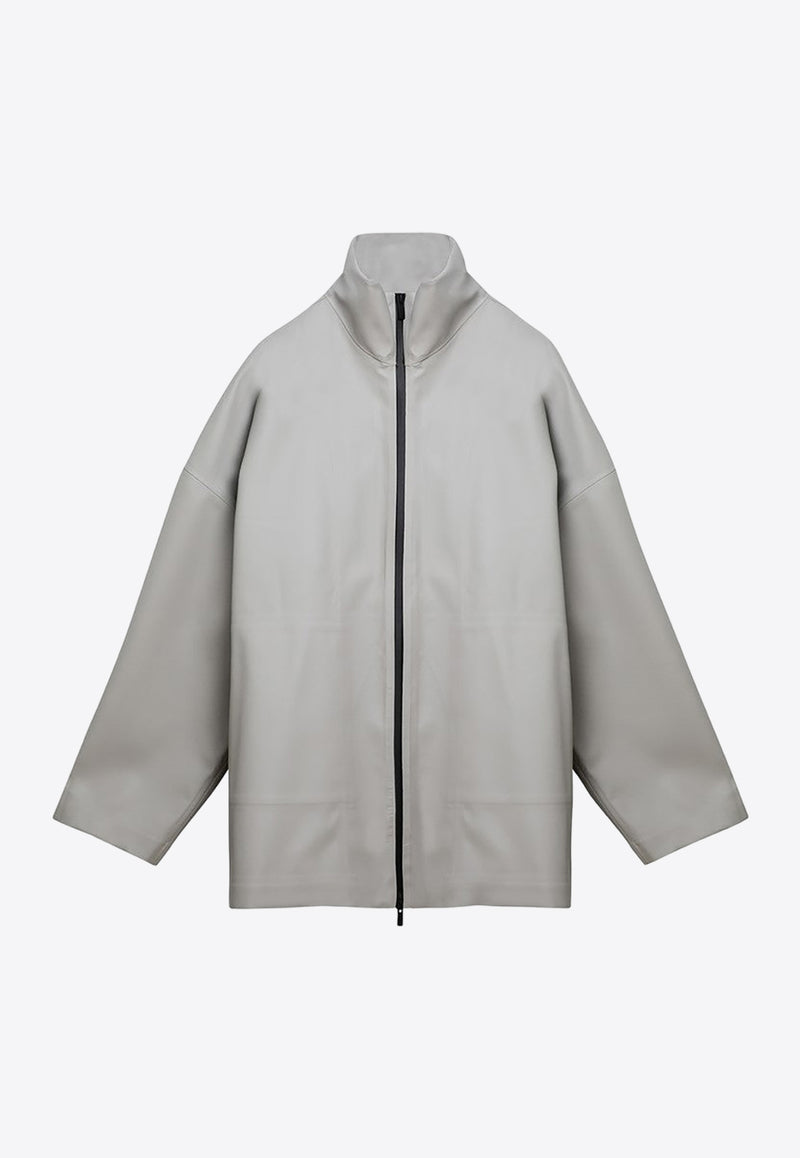 Fear Of God Rubberized High-Neck Jacket Gray FG830-408RUB/O_FEARG-039