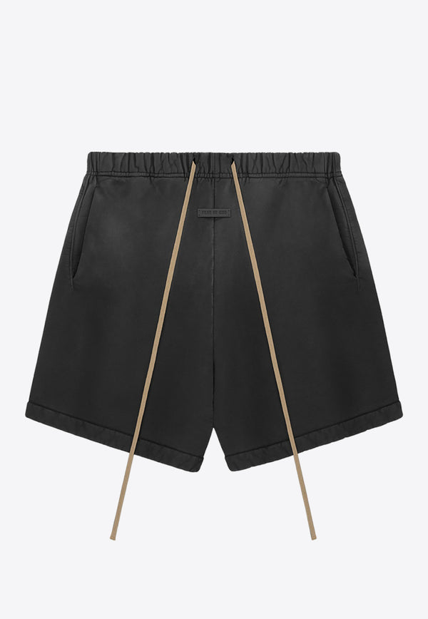 Fear Of God Logo Label Vintage Track Shorts Black FG840-051FLCBLACK