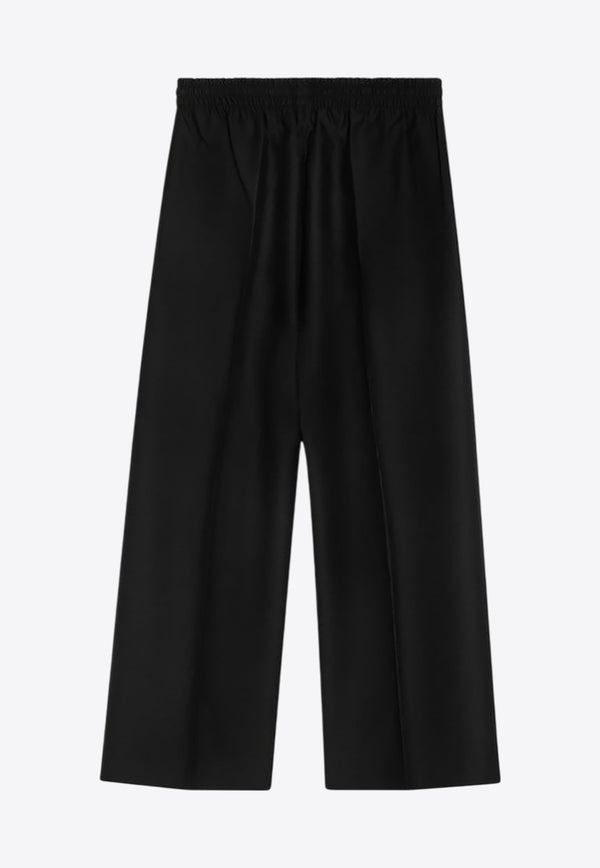 Fear Of God Logo Patch Wide-Leg Track Pants Black FG840-400WOS/P_FEARG-001