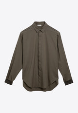 Fear Of God Long-Sleeved Oxford Shirt Olive FG850-308OXF/O_FEARG-311