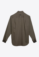 Fear Of God Long-Sleeved Oxford Shirt Olive FG850-308OXF/O_FEARG-311