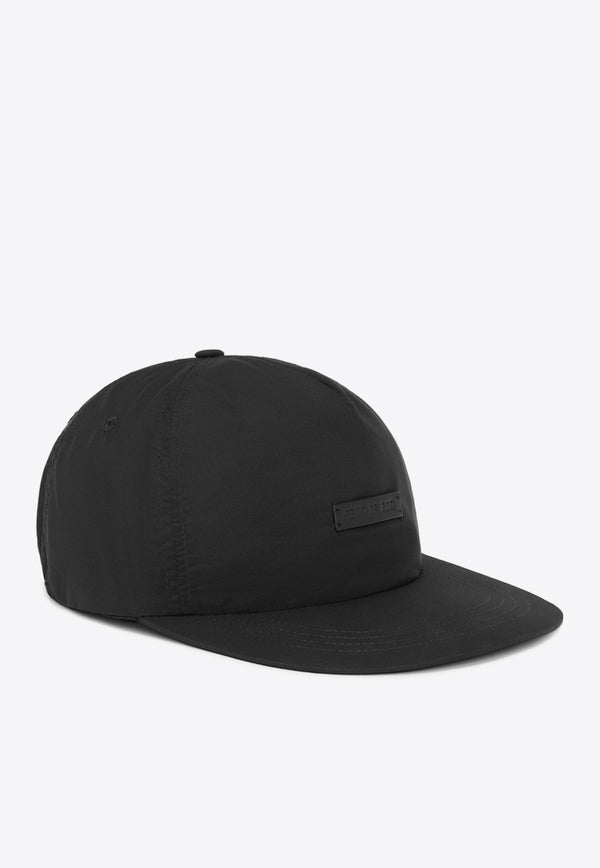 Fear Of God Logo Tag Baseball Cap Black FG870-031NYLBLACK