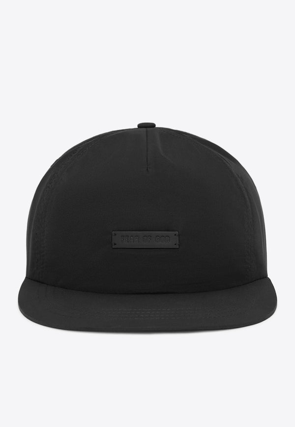 Fear Of God Logo Tag Baseball Cap Black FG870-031NYLBLACK