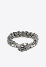 Emanuele Bicocchi Braided Sterling Silver Bracelet Silver FKB02MET/N_EMANU-SI