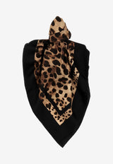 Dolce 
Gabbana Leopard Print Silk Scarf FN090R GDCF5 HN13M Multicolor