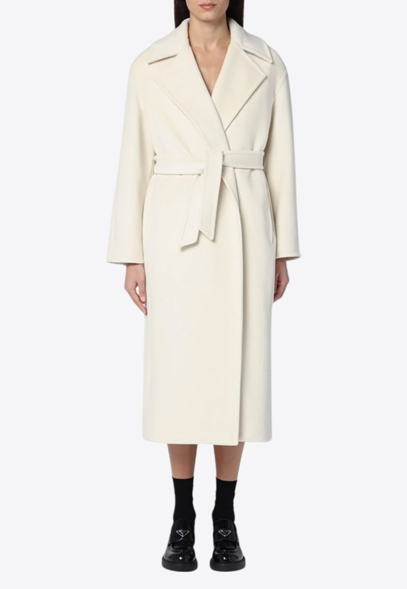 Max Mara Fragore Double-Breasted Coat White FRAGOREWO/P_MAXM-007