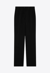 Dolce 
Gabbana High-Waist Wool Tuxedo Pants Black FTAM0TFU21E/P_DOLCE-N0000