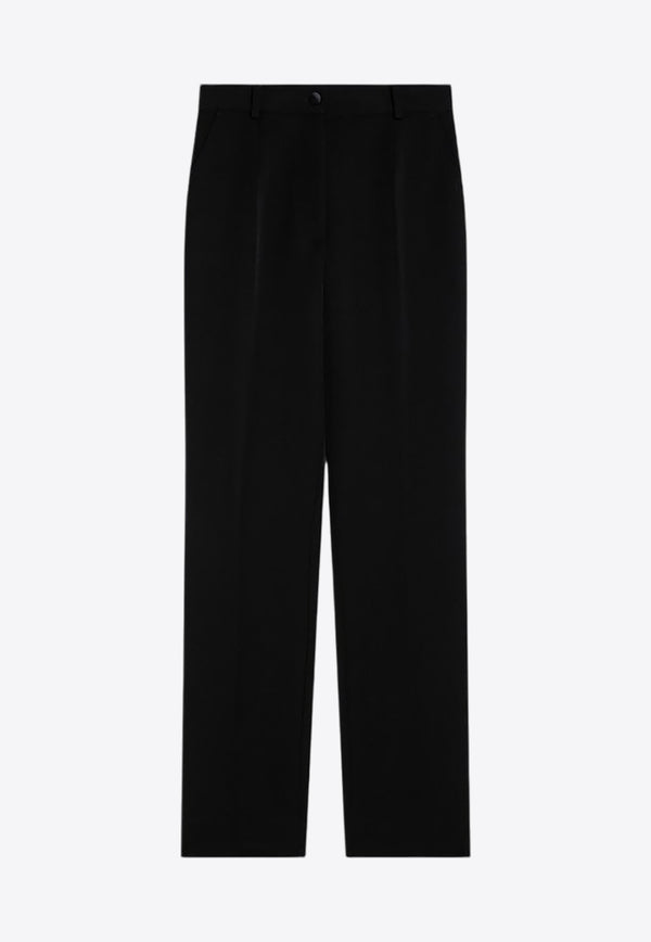 Dolce 
Gabbana High-Waist Wool Tuxedo Pants Black FTAM0TFU21E/P_DOLCE-N0000