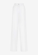 Dolce 
Gabbana Mid-Rise Flared Pants FTC0VT FUFJR W0001