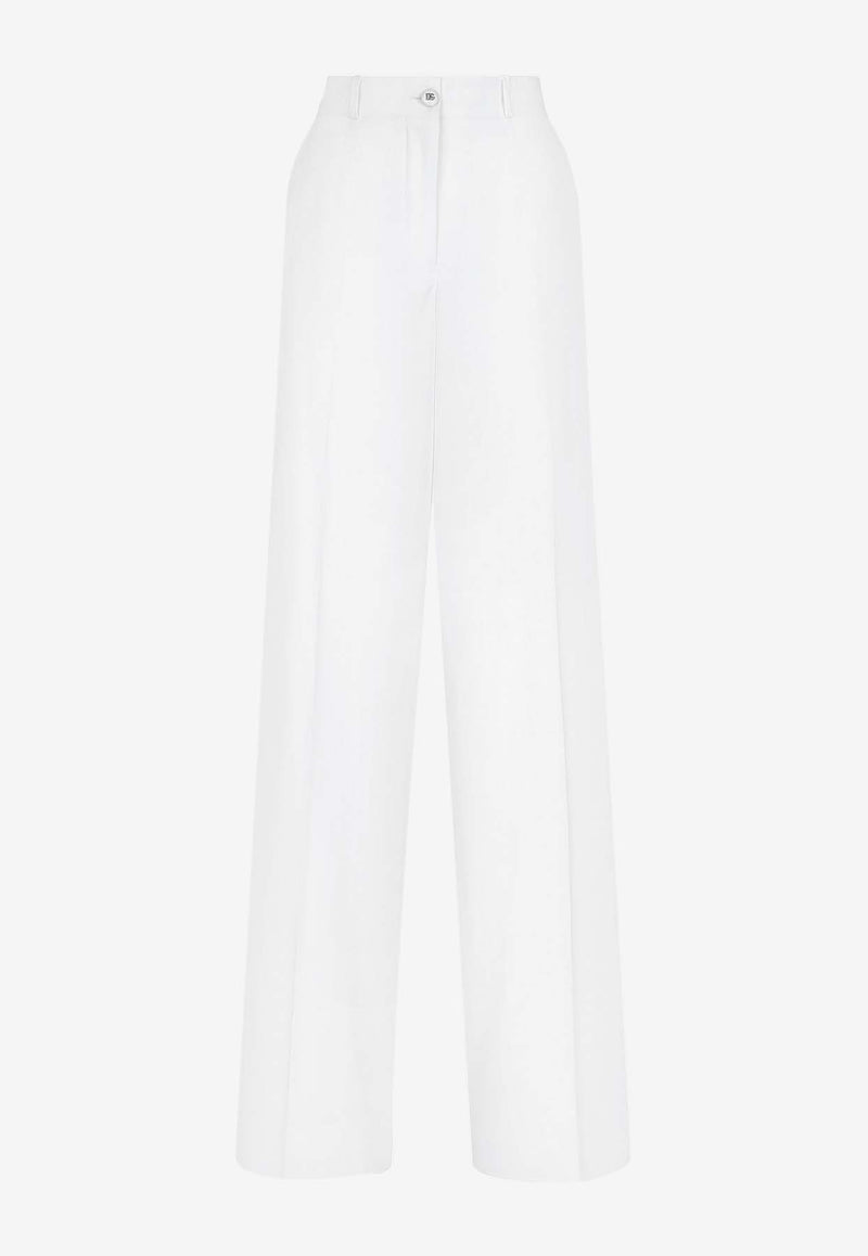 Dolce 
Gabbana Mid-Rise Flared Pants FTC0VT FUFJR W0001