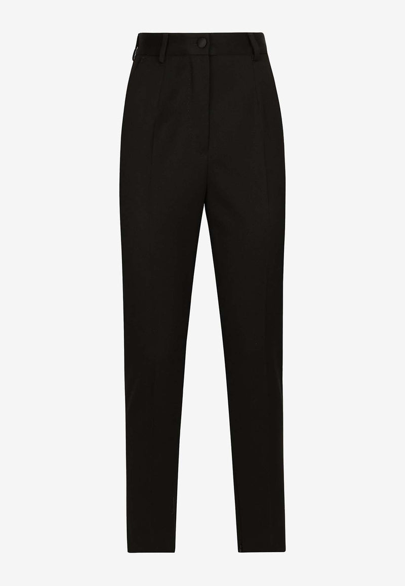 Dolce 
Gabbana Wool Cigarette Pants FTC30T FU28J N0000 Black