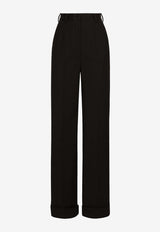 Dolce 
Gabbana Flared Wool Pants FTC32T FU28J N0000 Black