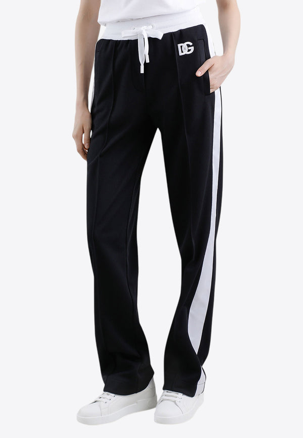 Dolce 
Gabbana DG Logo Drawstring Track Pants Black FTC94Z GDCX8 N0000