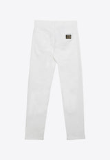 Dolce 
Gabbana Logo-Plate Straight-Leg Jeans FTCS0DG8IB7/O_DOLCE-S9001