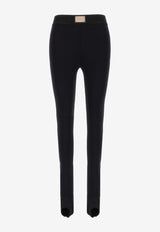 Dolce 
Gabbana Logo Label Leggings FTCY0T GDBVN N0000 Black