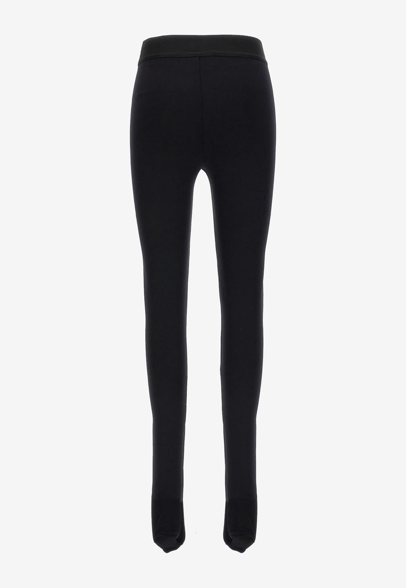 Dolce 
Gabbana Logo Label Leggings FTCY0T GDBVN N0000 Black