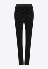 Dolce 
Gabbana Logo Monogram Jersey Leggings Black FTCYWT FJ7DL N0000