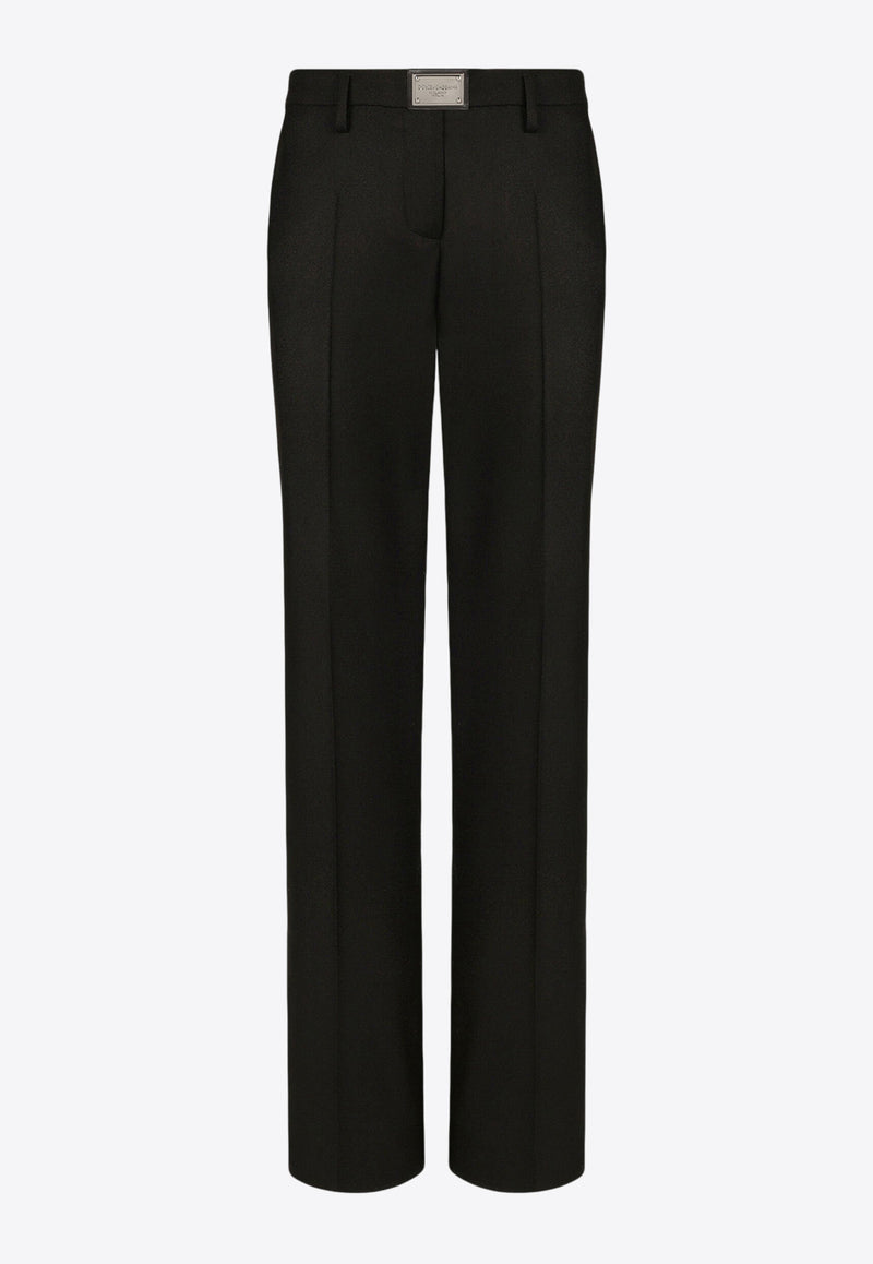 Dolce 
Gabbana Logo Tag Tailored Pants Black FTCZIT GDBWV N0000