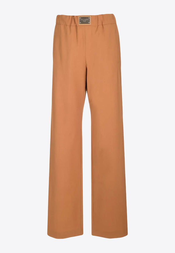 Dolce 
Gabbana Logo Tag Tailored Pants Brown FTCZJT GDBWT M0887