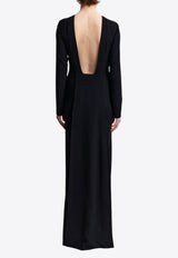 16ARLINGTON Christabel Backless Gown G-053-PW24BLACK