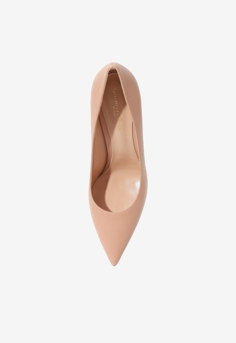 Gianvito Rossi Gianvito 85 Leather Pumps Peach G24580 85RIC VITPEAH CALF PEACH