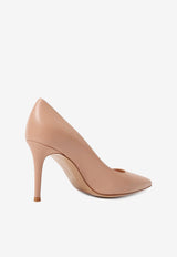 Gianvito Rossi Gianvito 85 Leather Pumps Peach G24580 85RIC VITPEAH CALF PEACH