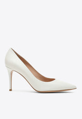 Gianvito Rossi Gianvito 85 Calf Leather Pumps White G24580VIT/O_GIANV-BIAN