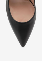 Gianvito Rossi Gianvito 105 Pointed-Toe Leather Pumps Black G28470NAP/Q_GIANV-NERO