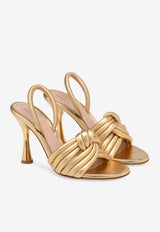 Gianvito Rossi Ottavia 95 Nappa Leather Sandals G32458 95LAC NPSMEKO LAMB SILK MEKONG