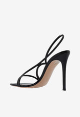 Gianvito Rossi 105 Patent Leather Sandals G32496 15RIC NUINERO NUIT BLACK