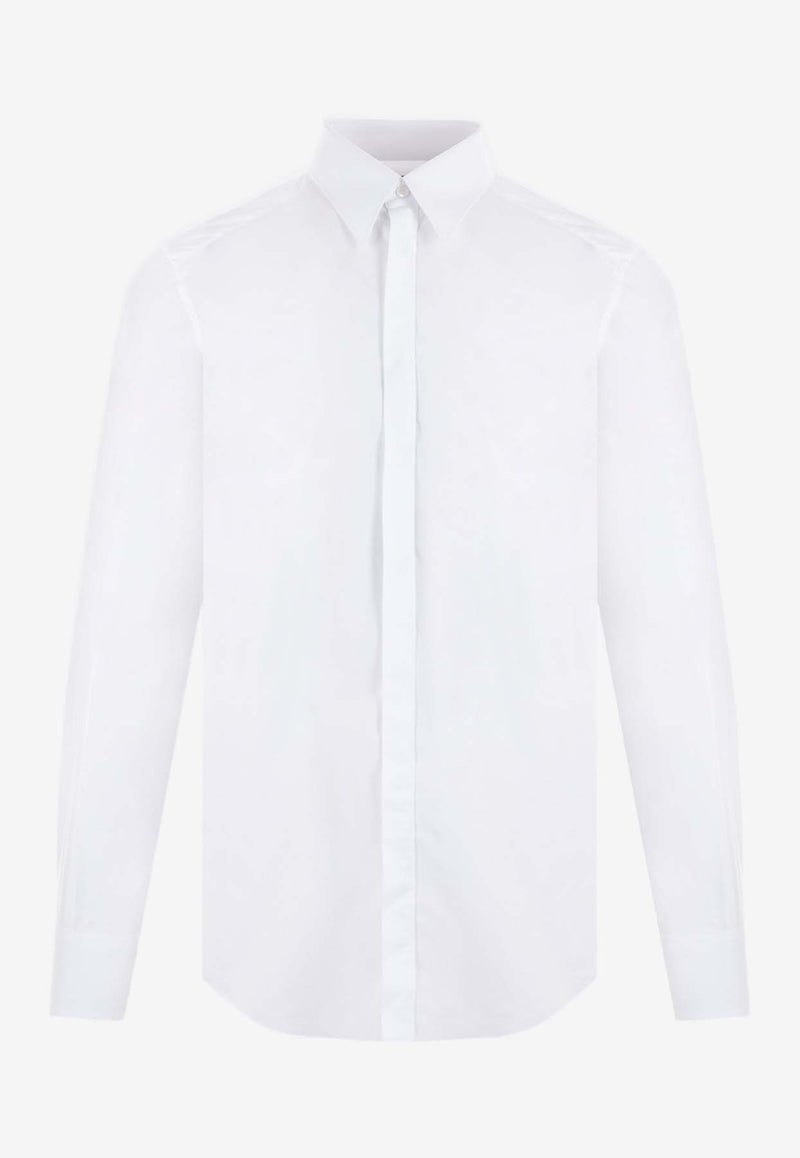 Dolce 
Gabbana Long-Sleeved Formal Shirt White G5JL8TGG865_W0800