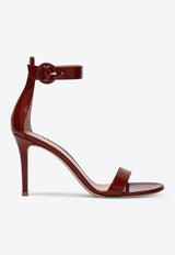 Gianvito Rossi Portofino 85 Patent Leather Sandals Bordeaux G60953NUI/Q_GIANV-ROUG