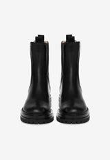 Gianvito Rossi Chelsea Chester Boots Black G73462 20GOM CLNNERO CALF BLACK