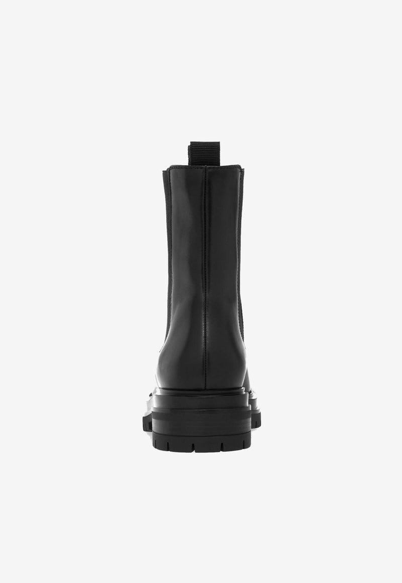 Gianvito Rossi Chelsea Chester Boots Black G73462 20GOM CLNNERO CALF BLACK