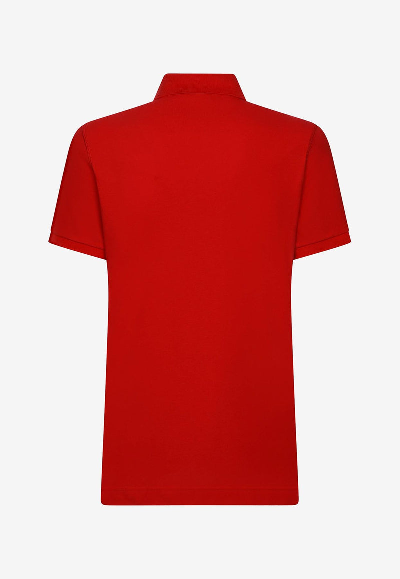 Dolce 
Gabbana Logo Polo T-shirt G8PL4T G7F2H R0026 Red