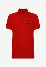 Dolce 
Gabbana Logo Polo T-shirt G8PL4T G7F2H R0026 Red