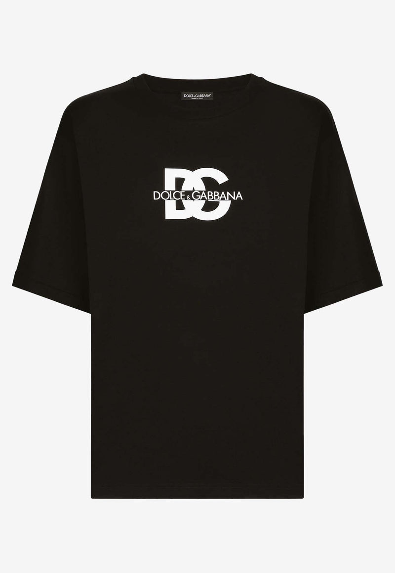 Dolce 
Gabbana DG Logo Print T-shirt Black G8PN9T G7M1C N0000