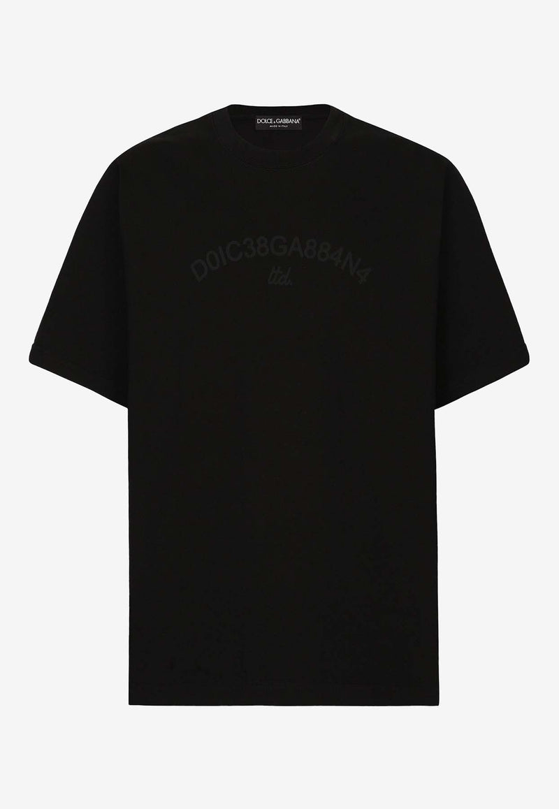 Dolce 
Gabbana Logo Print T-shirt Black G8PN9T G7M3K N0000