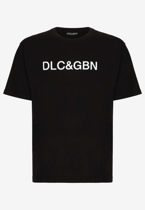 Dolce 
Gabbana Logo Print T-shirt Black G8PN9T G7M8F N0000