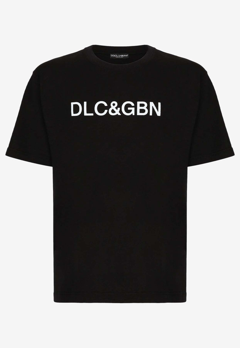 Dolce 
Gabbana Logo Print T-shirt Black G8PN9T G7M8F N0000