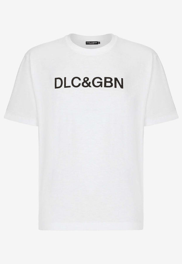 Dolce 
Gabbana Logo Print T-shirt White G8PN9T G7M8F W0800